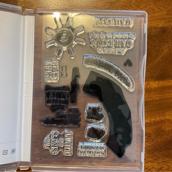 Stampin Up! Over the Rainbow set of 14 clear mount stamp set - Picture 6 of 6